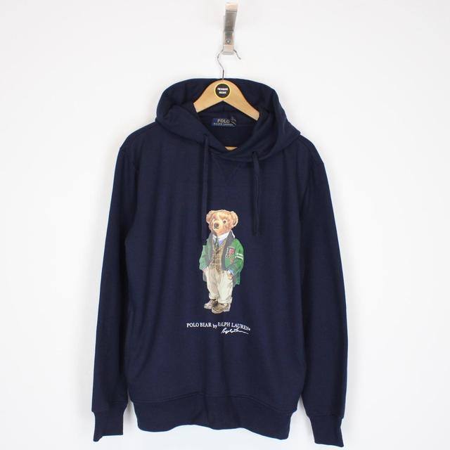 Polo Ralph Lauren Navy Blue Polo Bear Hoodie Jumper