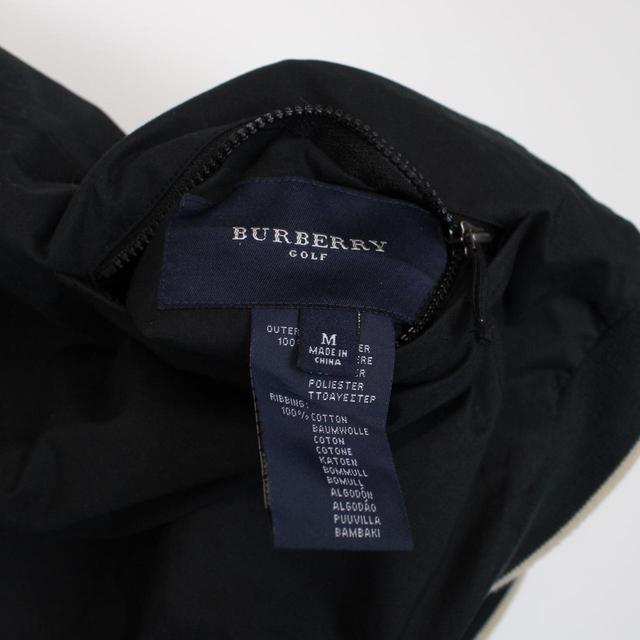 Burberry Golf Black, Red and Cream Nova Check Reversible Vest Jacket