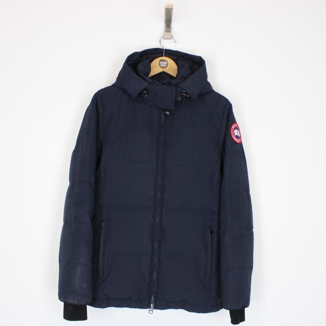 Canada Goose Navy Blue Chelsea Parka Heritage Down Jacket