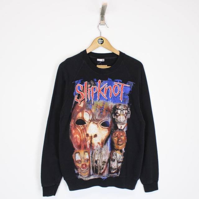 Vintage 2000 Slipknot Black and Multicoloured Graphic Sweatshirt