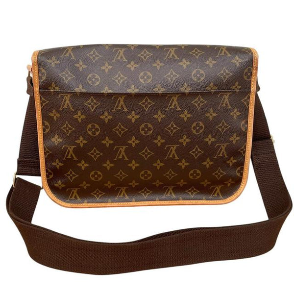 Louis Vuitton Brown and Tan Canvas/Leather Monogram Bosphore Messenger Bag