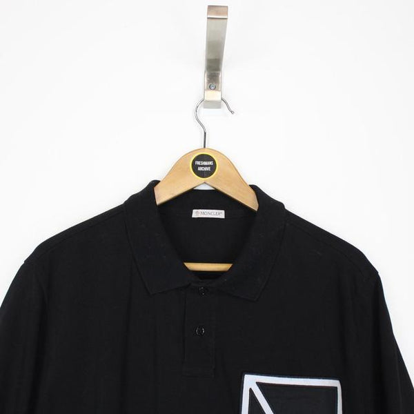 Moncler Reflective Polo Shirt XXL Freshmans Archive