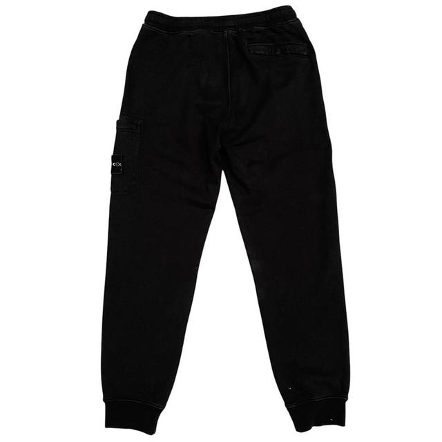 Stone Island Black Cotton Tracksuit Bottoms / Joggers