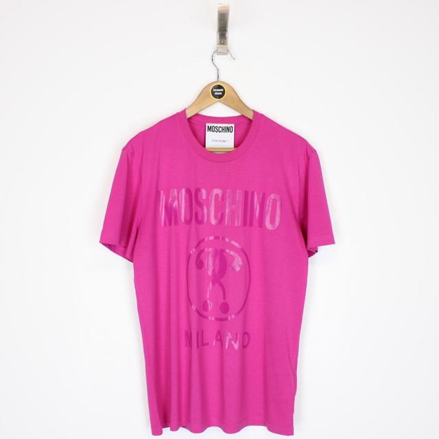 Moschino Couture Pink Short Sleeve Print T-Shirt