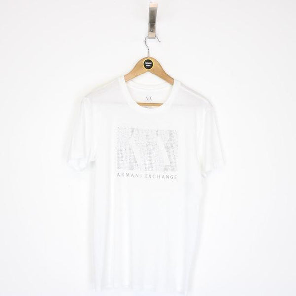 Armani Exchange White Short Sleeve T-Shirt