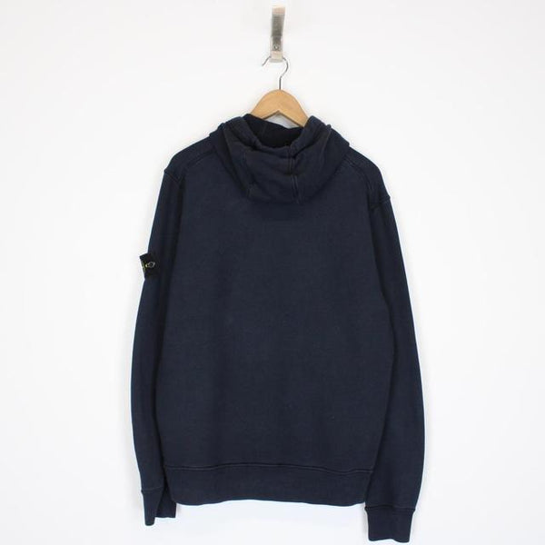 Stone Island AW 2020 Navy Blue Cotton Hoodie Jumper