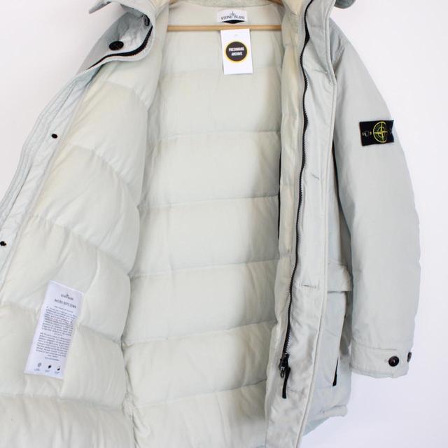 Stone Island AW 2017 Pale Blue Micro Reps Down Puffer Jacket