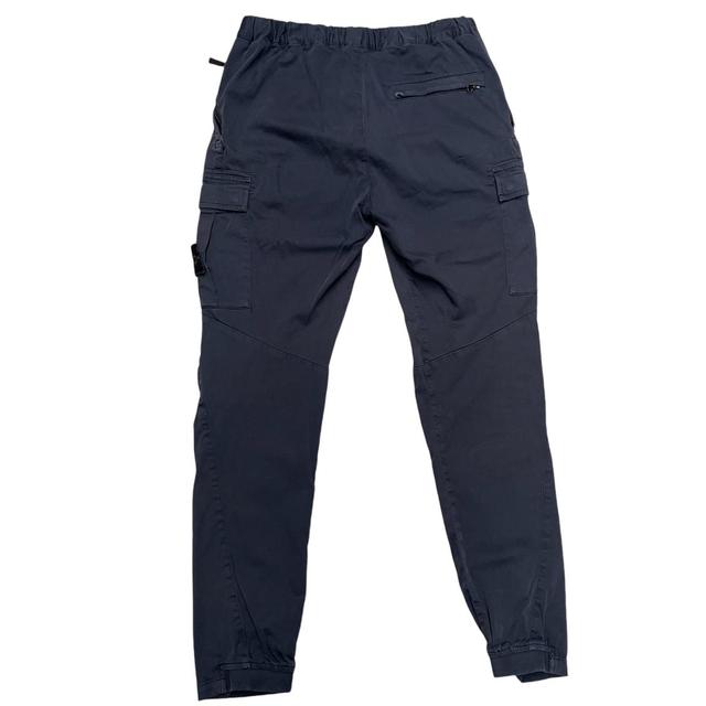 Stone Island AW 2017 Navy Blue RE-T Fit Cargo Trousers