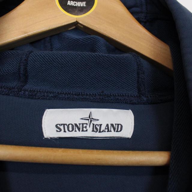 Stone Island SS 2020 Navy Blue Cotton Hoodie Jumper