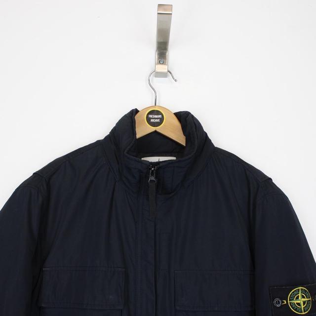 Stone Island AW 2018 Navy Blue Micro Reps Primaloft Insulated Jacket