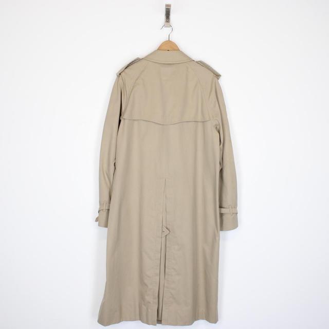 Vintage 90s Burberry Tan Brown Double Breasted Trench Coat