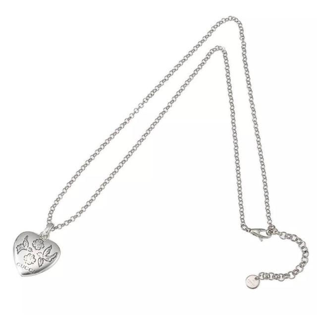 Gucci Blind For Love Pendant Sterling Silver Necklace