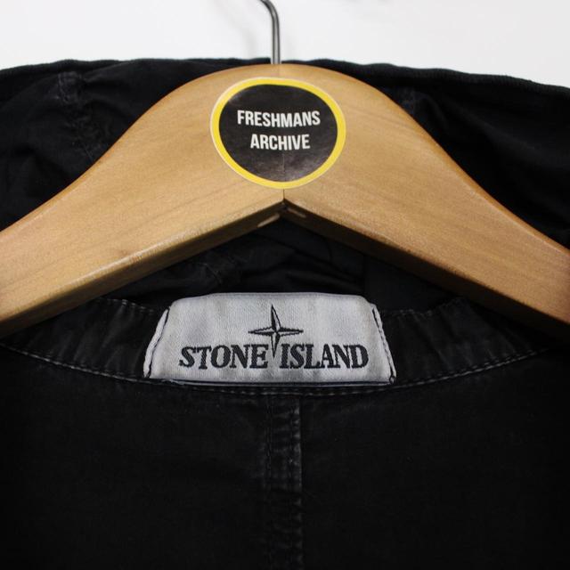 Stone Island AW 2018 Black Full Zip Hooded Overshirt Jacket