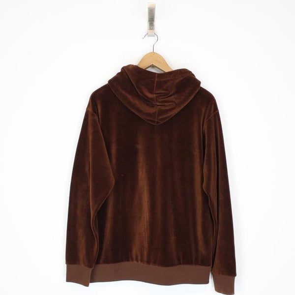 Gucci Maison De L’Amour Brown Velour Hoodie Jumper