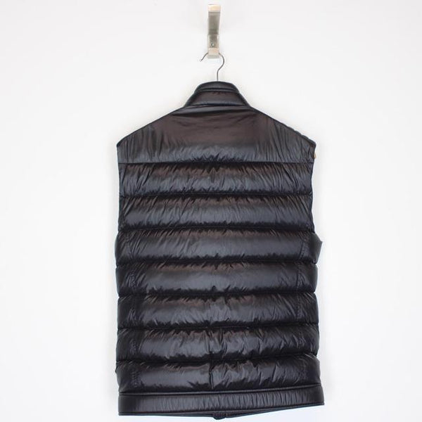 Prada Black Full Zip Nylon Down Gilet / Bodywarmer