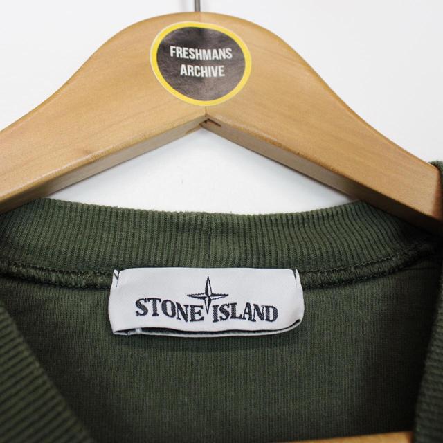 Stone Island AW 2020 Green Cotton Sweatshirt Jumper