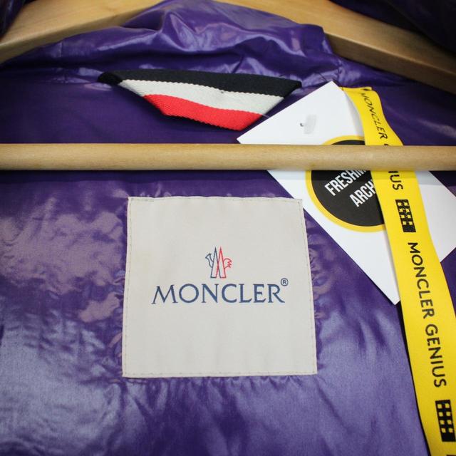 Moncler Purple Genius 1952 Lorent Hooded Down Gilet / Bodywarmer