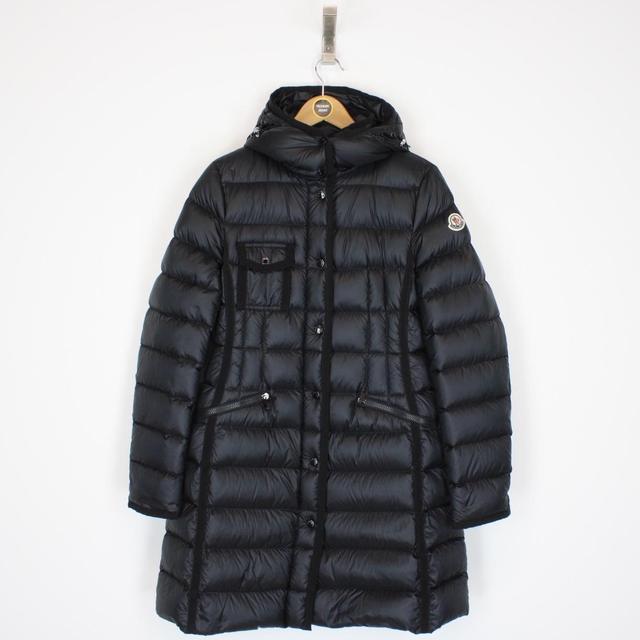 Moncler Hermine Black Long Parka Down Puffer Coat