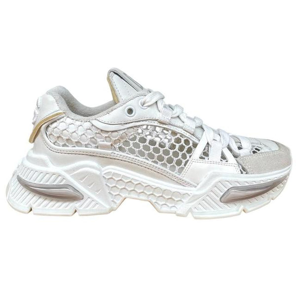 Dolce &amp; Gabbana White Airmaster Leather Trainers