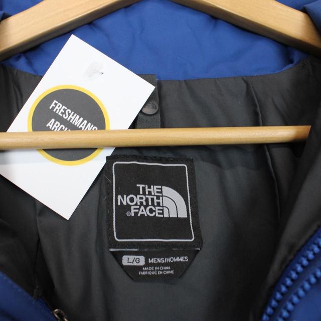 Vintage The North Face Blue and Navy Full Zip Hyvent Waterproof Jacket