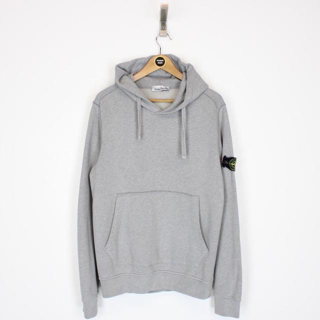 Stone Island AW 2019 Grey Cotton Hoodie Jumper