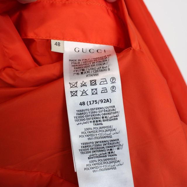 Gucci Green and Orange GG Monogram Reversible Nylon Jacket