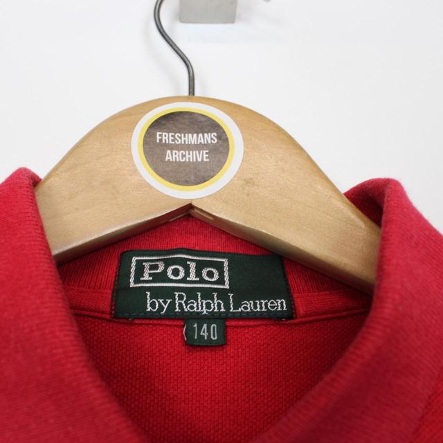 Vintage 90s Polo Ralph Lauren Red Short Sleeve Polo Shirt