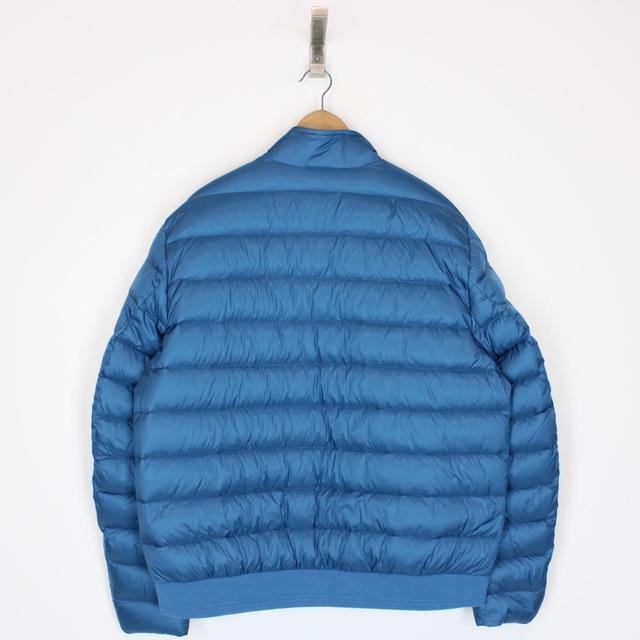 Belstaff Circuit Ocean Blue Full Zip Down Puffer Jacket