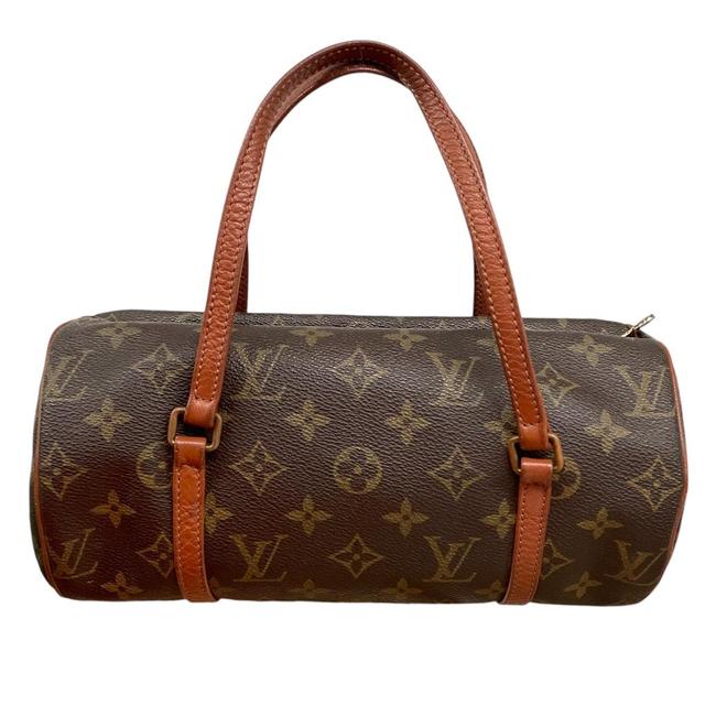 Vintage Louis Vuitton Brown and Tan Papillon Monogram Canvas Bag