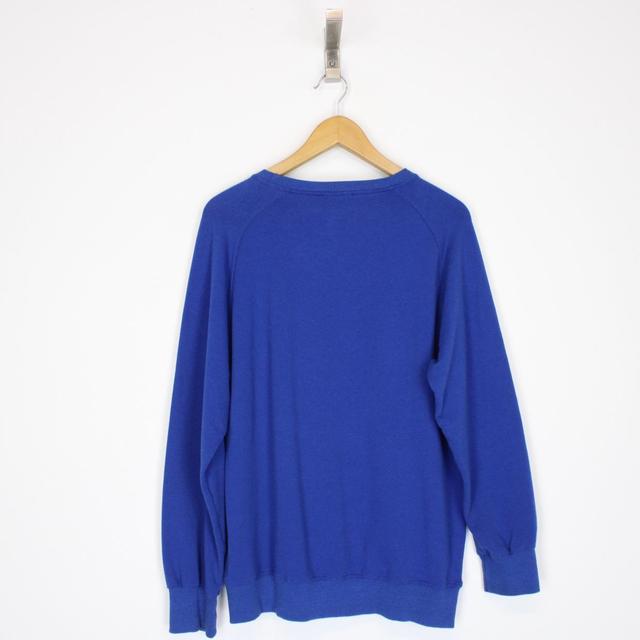 Lacoste Blue Crew Neck Cotton Sweatshirt Jumper