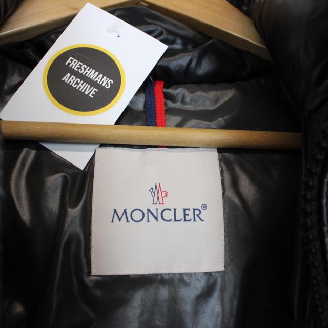 Moncler Maya Black Full Zip Down Puffer Jacket