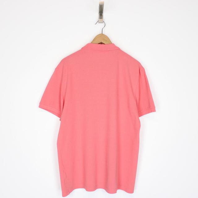 Moschino Milano Couture Pink Short Sleeve Polo Shirt