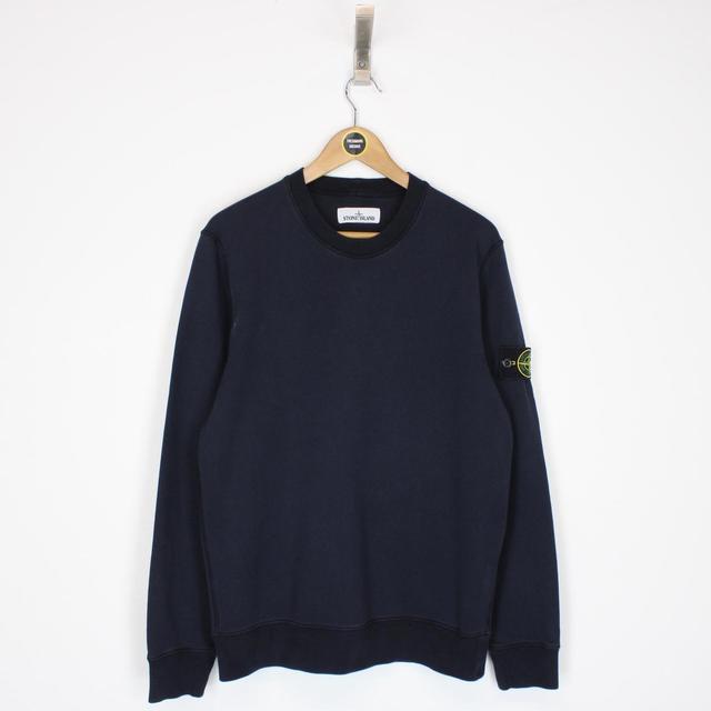 Stone Island SS 2020 Navy Blue Cotton Sweatshirt Jumper