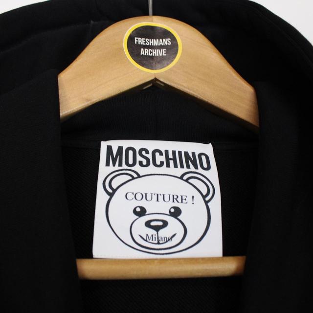 Moschino Couture Black Roman Teddy Bear Hoodie Jumper