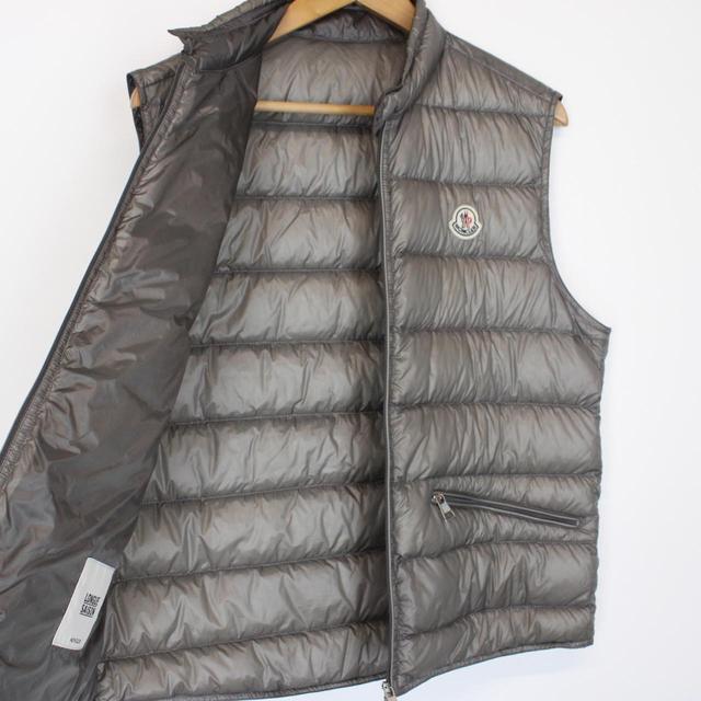 Moncler Grey Down Gui Gilet / Bodywarmer Jacket