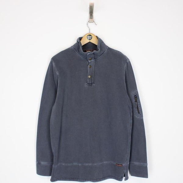 Vintage 90s Marlboro Classics Navy Blue Sweatshirt Jumper