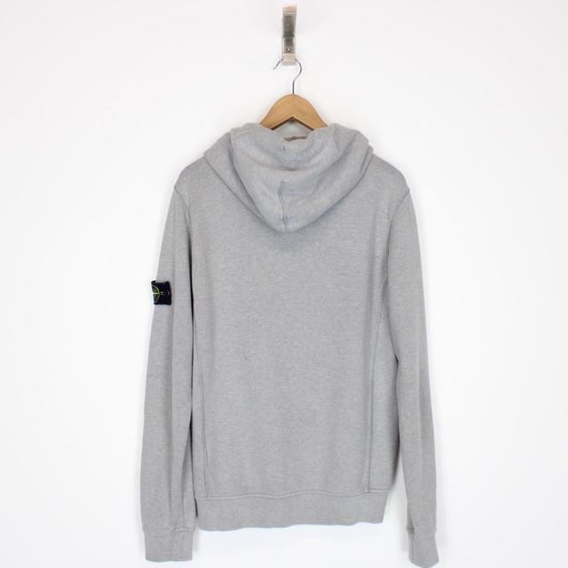 Stone Island AW 2019 Grey Cotton Hoodie Jumper