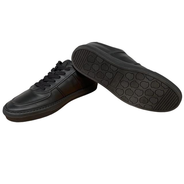 Moncler Black Neue York Leather Trainers