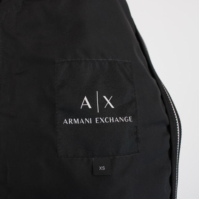 Armani Exchange Black Full Zip Windbreaker Jacket