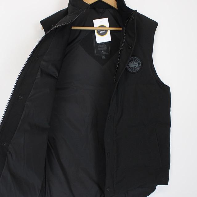 Canada Goose Garson Black Down Quilted Black Label Gilet / Bodywarmer