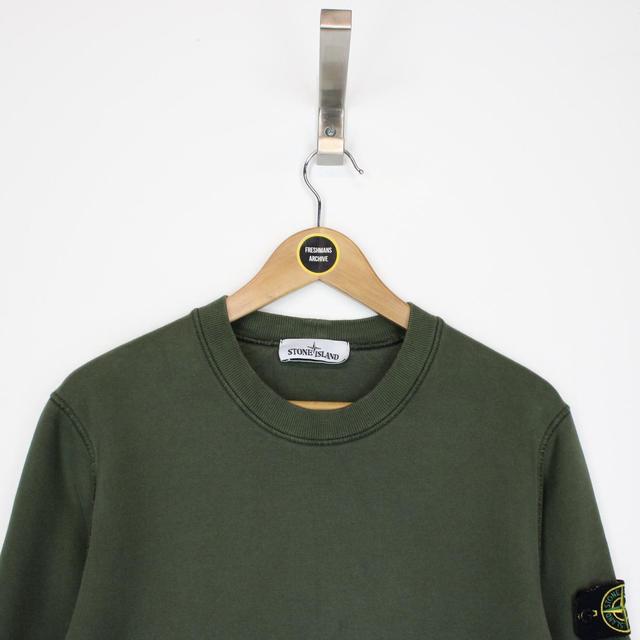 Stone Island AW 2020 Green Cotton Sweatshirt Jumper