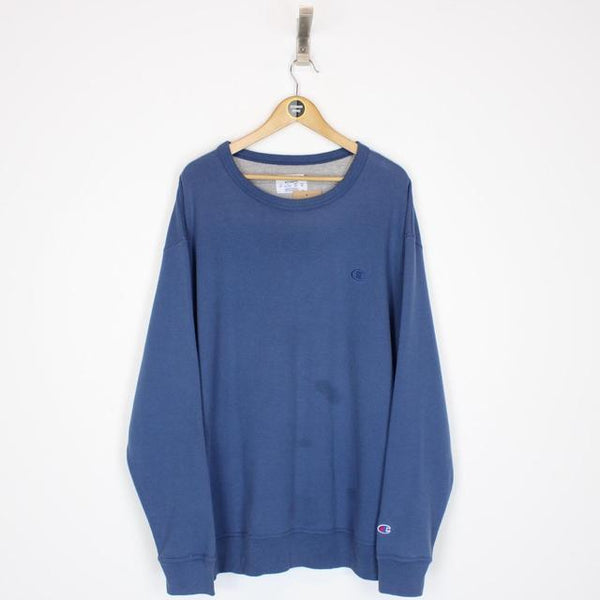 Vintage 90s Champion Blue Sweatshirt Jumper