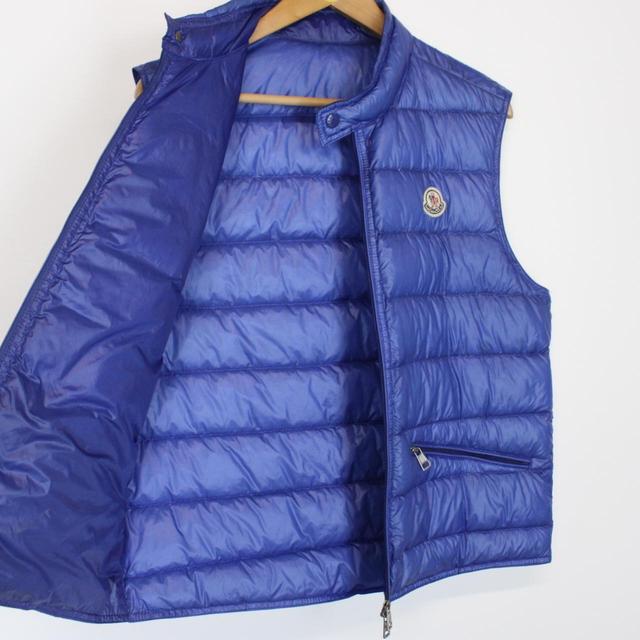 Moncler Blue Down Gui Gilet / Bodywarmer Jacket