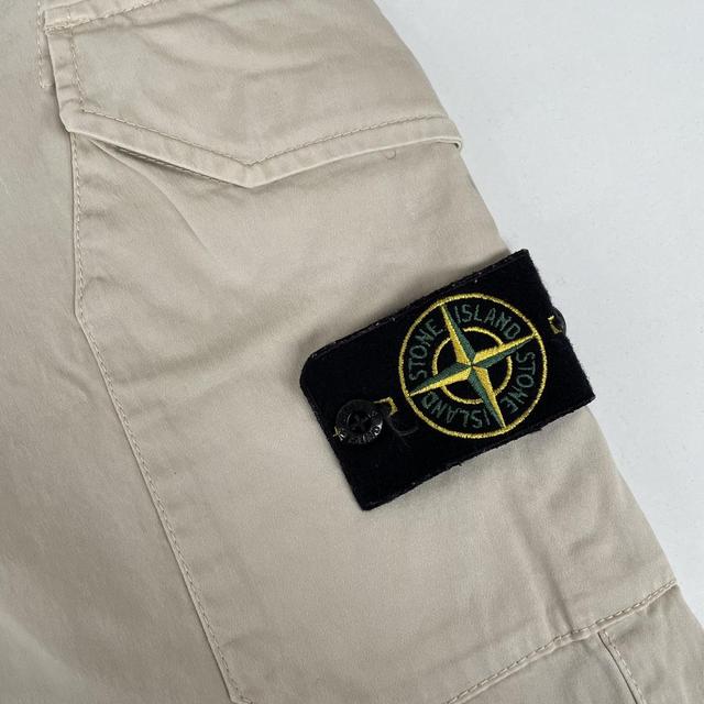 Stone Island AW 2019 Beige RE-T Fit Cargo Trousers