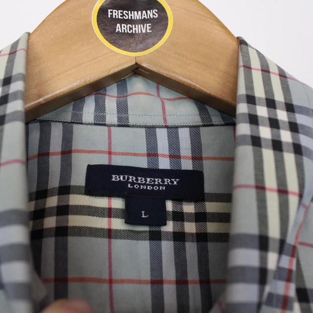 Burberry London Blue Nova Check Short Sleeve Shirt