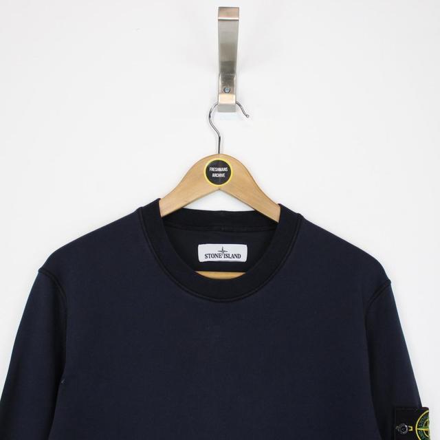 Stone Island SS 2020 Navy Blue Cotton Sweatshirt Jumper