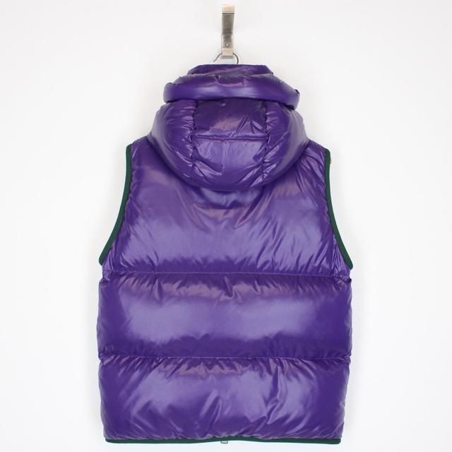 Moncler Purple Genius 1952 Lorent Hooded Down Gilet / Bodywarmer