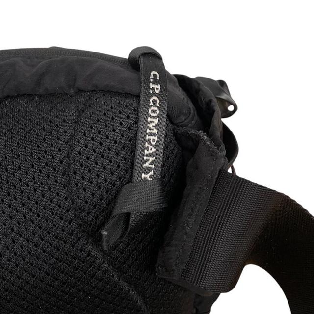 CP Company Black Nylon Lens Crossbody Bag