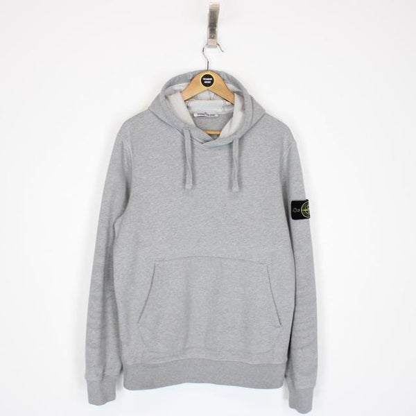 Stone Island SS 2022 Grey Cotton Hoodie Jumper