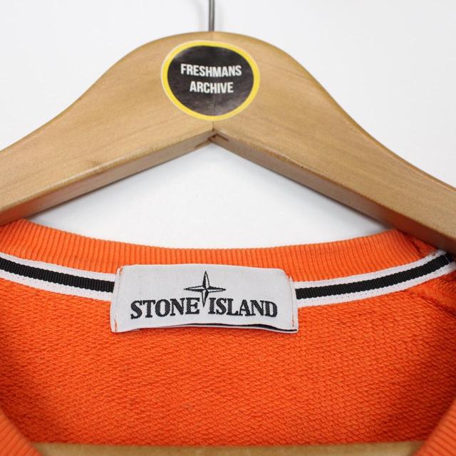 Stone Island SS 2015 Orange Cotton Sweatshirt Jumper